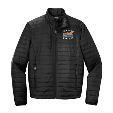 UW-Platteville Block & Bidle 25 - Puffy Jacket - Unisex - Black