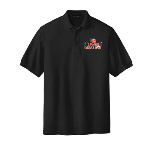 UWRF Block and Bridle - Silk Touch Polo - Unisex - Black