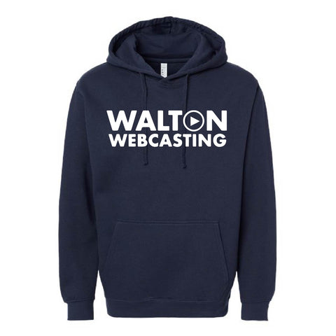 Walton Webcasting 2025 - Fleece Hoodie - Unisex - Navy