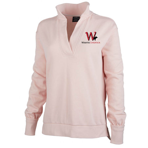 Webster Livestock - Coastal  Hoodie - Womens - Pale Pink