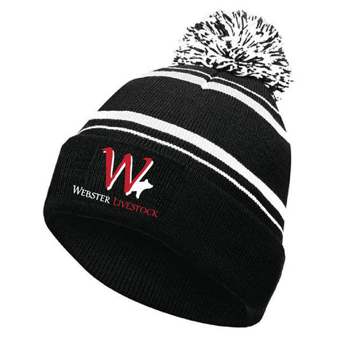 Webster Livestock - Beanie - Black/White
