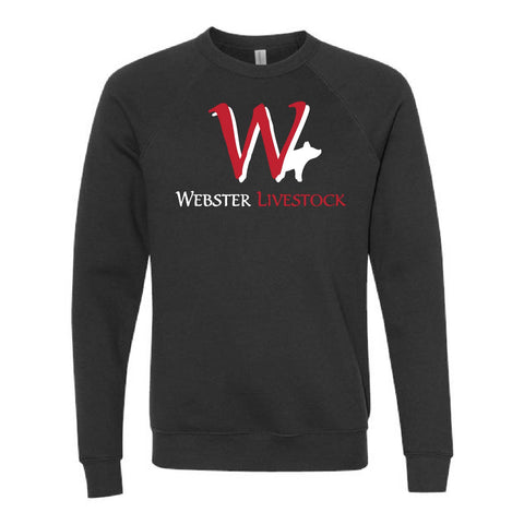 Webster Livestock - Sponge Fleece Crewneck - Unisex - Charcoal