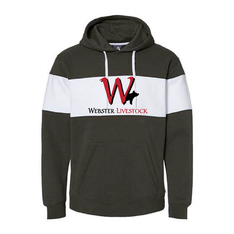 Webster Livestock - Colorblock Hoodie - Unisex - Blsck
