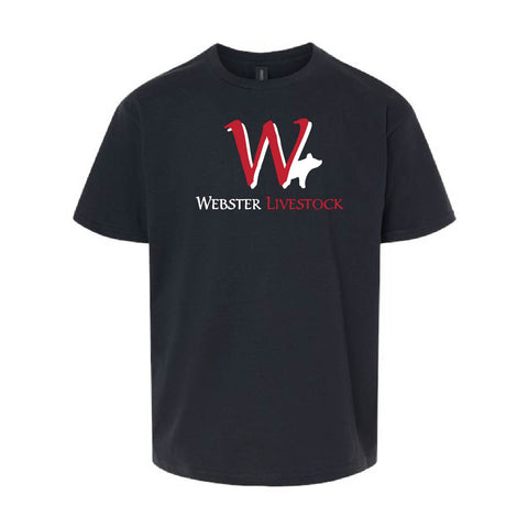 Webster Livestock - Softstyle Tee- Youth - Blsck
