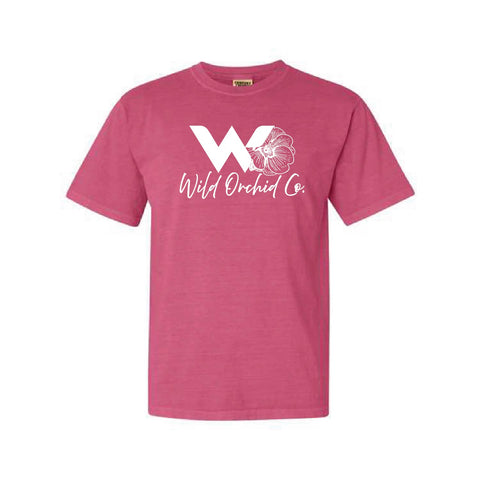 Wild Orchid Co - Garment-Dyed Tee - Unisex - Crunchberry