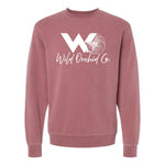 Wild Orchid Co - Pigment Dyed Crewneck - Unisex - Pigment Maroon