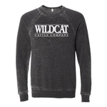 Wildcat 25 - Sponge Fleece Crewneck - Unisex - Grey Acid Wash