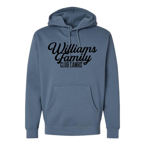 Williams Family Club Lambs - Heavyweight Hoodie - Unisex - Storm Blue