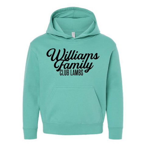 Williams Family Club Lambs - Fleece Hoodie - Youth - Chill