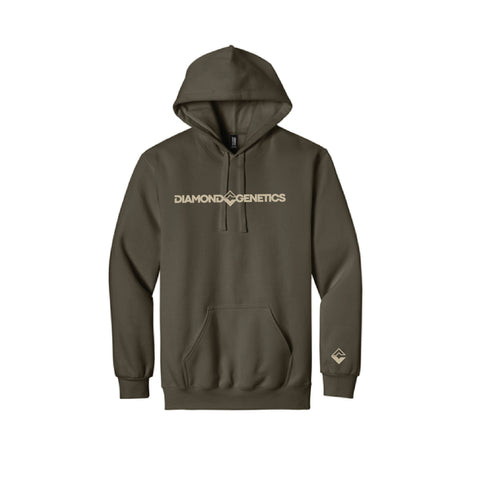 Diamond C Genetics - 2025 - Heavyweight Hoodie - Olive - Adult/Unisex