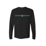 Diamond C Genetics - 2025 - Garment-Dyed Heavyweight Long Sleeve T-Shirt - Black - Adult/Unisex