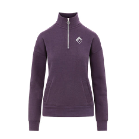 Diamond C Livestock - 2025 - Dakota Quarter-Zip - Eggplant - Womens