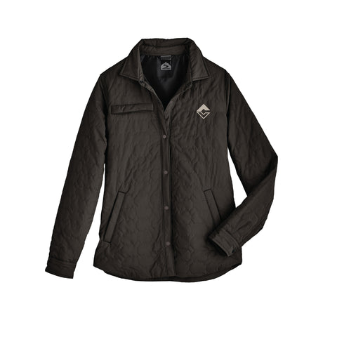 Diamond C Livestock - 2025 -Artisan Quilted Shirt Jacket - Espresso Brown- Womens