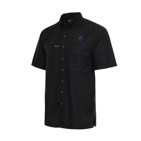 Diamond C Livestock - 2025 - GameGuard Fishing Shirt - Black - Adult/Unisex Classic Fit