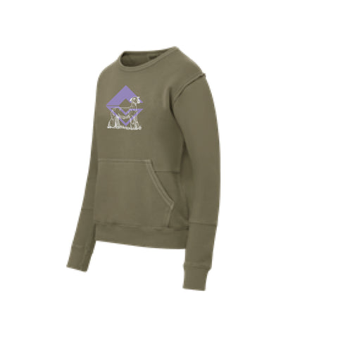 Diamond C Livestock - 2025 - Coastal Crew - Olive- Womens - Collective