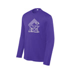 Diamond C Livestock - 2025 - Long Sleeve Performance Tee - Purple - Youth - Collective