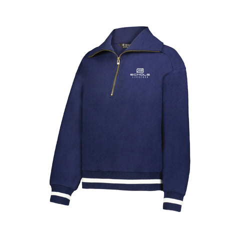 Echols - Prep Pullover - Womens - Navy/Vanilla