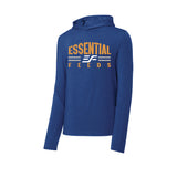 Essential Feeds - Long Sleeve Hooded Tee - Unisex - True Royal