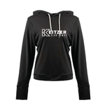 Keitzer - Hooded Pullover - Heather Charcoal - Womens