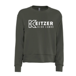 Keitzer - Sueded Crewneck - Heavy Metal - Womens