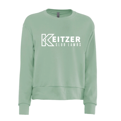 Keitzer - Sueded Crewneck - Green - Womens