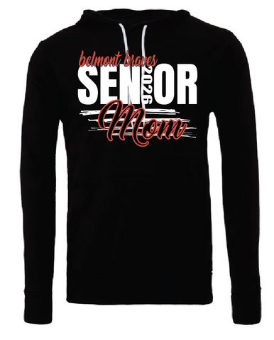 Class of 2026 - Mom - Sponge Fleece Hoodie - Unisex - Black