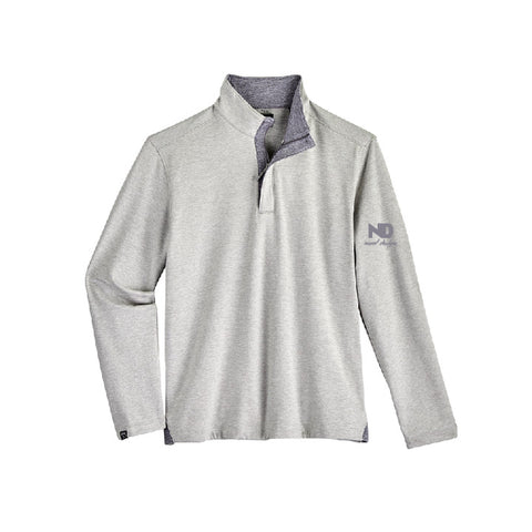 Novel Designs - Adult Quarter Zip - Oatmeal Grey