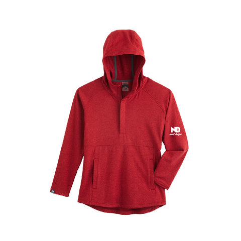 Novel Designs - Womens Quarter Zip - Red