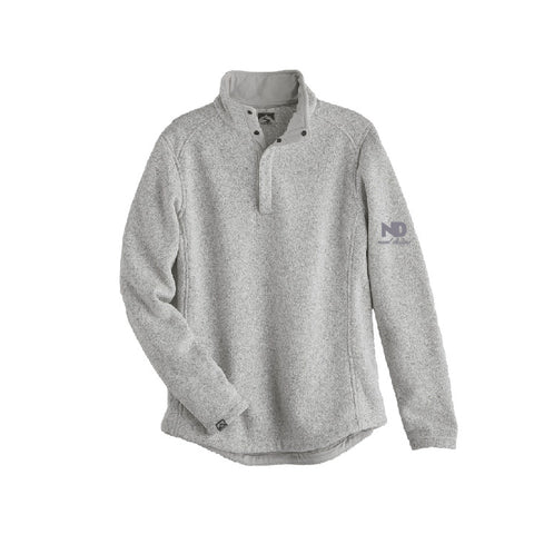 Novel Designs - Womens Quarter Zip - Platinum Grey