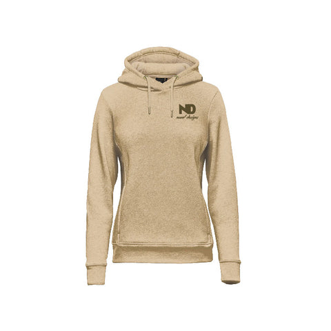 Novel Designs - Womens Hoodie - Oatmeal Heather