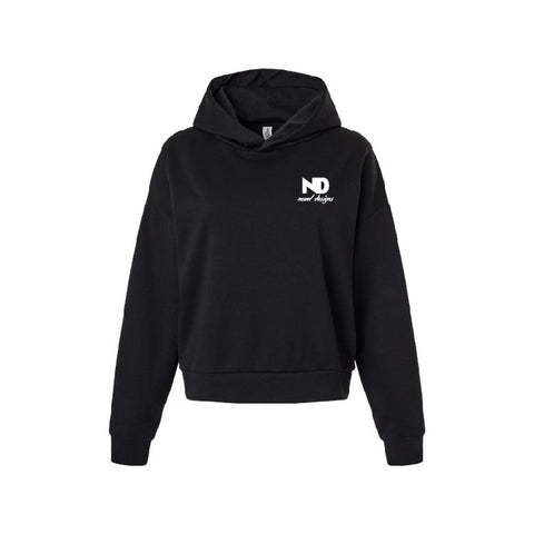 Novel Designs - Womens Wave Hoodie - Black