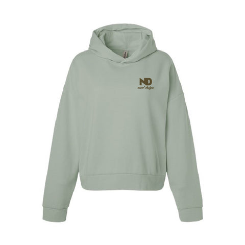 Novel Designs - Womens Wave Hoodie - Sage