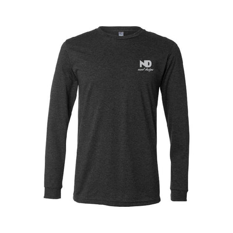 Novel Designs - Adult Long Sleeve - Dark Heather Grey