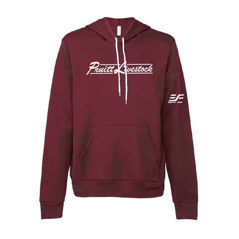 Pruitt 25 - Bella & Canvas Hoodie - Adult/Unisex - Maroon
