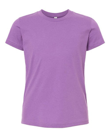Branded  - Bella Jersey Tee - 3001Y - Purple - YouthM