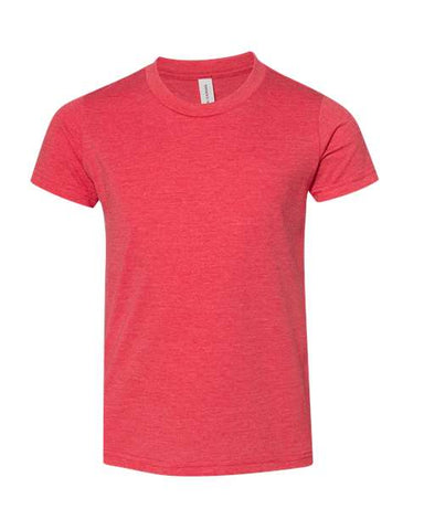 Branded  - Bella CVC Jersey Tee - 3001YCVC - Heather Red - Youth S