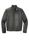 Branded  - Port Authority Packable Puffy Jacket - J850 - Steel Grey/Graphite - Unisex - Adult M