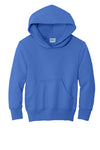 Branded - Port & Company Youth Core Fleece Pullover Hooded Sweatshirt - PC90YH - Royal - Youth S
