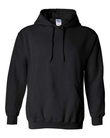Branded - Gildan Heavy Blend Hooded Sweatshirt - 18500 - Black - Adult XL