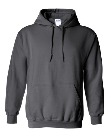 Branded - Gildan Heavy Blend Hooded Sweatshirt - 18500 - Charcoal - Adult M