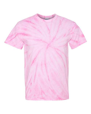 Branded - Dyenomite Cyclone Pinwheel Tie-Dyed T-Shirt - 200CY - Pink - Adult M
