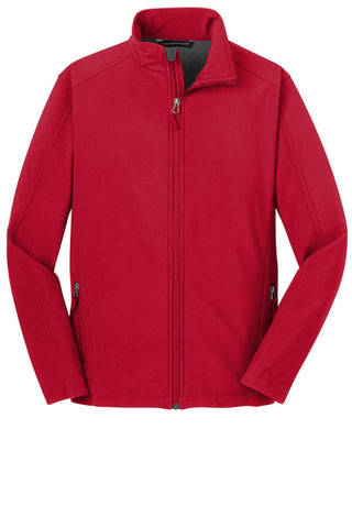 Branded  - Port Authority Core Soft Shell Jacket - J317 - Rich Red  - Unisex - Adult L