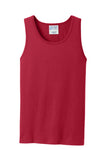 Branded  - Port & Company Core Cotton Tank Top - PC54TT - Red - Unisex - Adult M