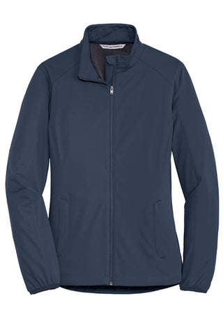 Branded  - Port Authority Active Soft Shell Jacket - L717 - Dress Blue Navy  - Unisex