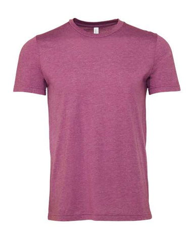 Branded  - Bella Jersey Tee - 3001 - Heather Magenta - Unisex